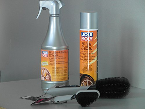 Kit de nettoyage pour jantes et pneus Quad Voiture Transporter Brosse de nettoyage