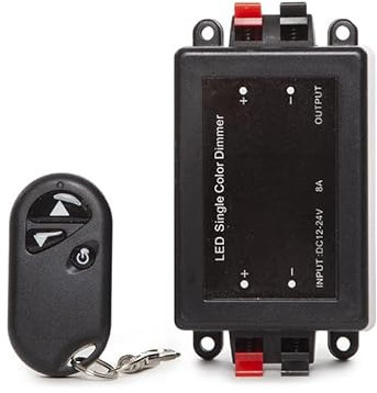 Dimmer Tira LED Mando a Distancia 12-24VDC ► 96/192W | Greenice