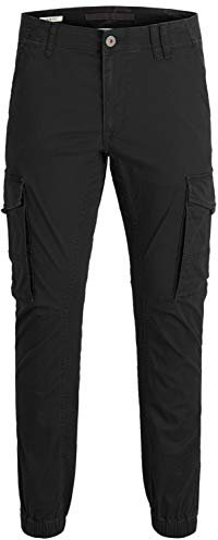 JACK & JONES Pantalon Cargo Pantalon Cargo Slim Fit Black 34 32 Black (US) 34 / L32