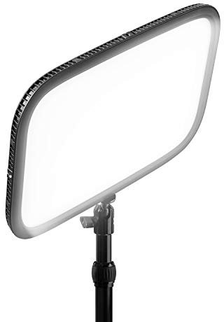 Elgato Key Light - Professionelle Studiobeleuchtung in 2800 Lumen zum Streamen mit Tischklemme, Aufnahme und Videokonferenzen, Temperatur und Helligkeit per App anpassbar auf Mac, PC, Android