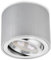 Sweet Led Aufbaustrahler flach alu gebürstet Aufbauspot aus Aluminium Deckenspots inkl. wechselbarem 5W LED Modul Aufbauleuchte schwenkbar Deckenleuchte rund 230V Aufputz Strahler warmweiß