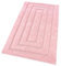 emmevi Tappeto Bagno Puro Cotone Elegante Morbido Scendiletto Antiscivolo Lavabile 60x135 Cm Rosa