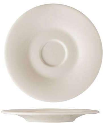 B'GHEST Set. 6 Uds. Glubel Plato para Taza de Café/Moka Ø13.5 Cm. Fabricado en Porcelana Fine China.