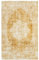 TESSO LIVING Vintage Teppich - Weich - Maschinenwaschbar - rutschfest - Premium Polyester Fasern - Ockergelb - 120cm x 160cm