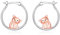 Schwein Creolen Ohrringe 925 Sterling Silber Cute Animal Hoop Earring Hypoallergenic Schmuck für Frauen