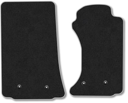 Mazda MX-5 (2006-2015) Carpet Car Mats | Grey Edge Trim Tailored Fit Floor Mats Full Coverage Protection Accessories Easy Clean Anti Slip Made in the UK