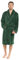 Strong Souls Mens Luxury Fleece Dressing Gown Rope Trim Green X-Large