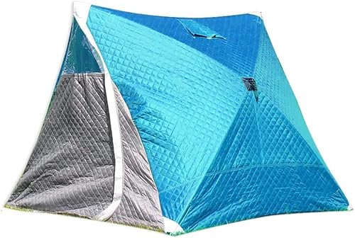 GGZONE 1–2 Personen Winter-Angelzelt, Winter-EIS-Angelzelt, Campingzelt, Winddicht und regenfest, Outdoor-Winterangeln, warmes Zelt (B 200 x 180 x 150 cm) Beautiful Scenery