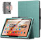 MoKo Étui pour All-New Kindle Fire HD 10 & 10 Plus Tablette(13ème Génération, modèle 2023) 10.1, Housse avec Un Support, Pratique, Fin et Pliable avec Auto Réveil/Sommeil, Denim Vert