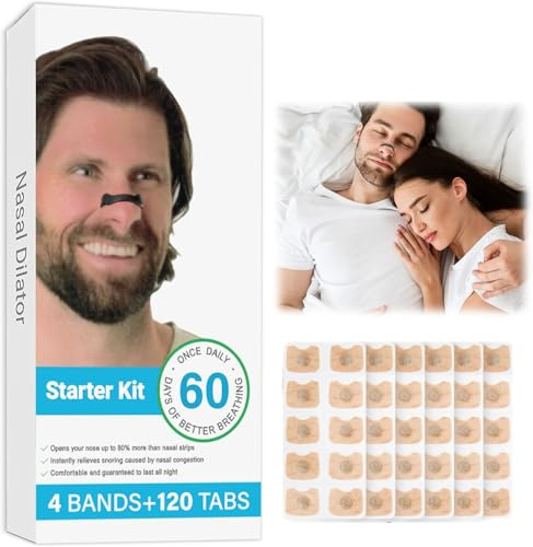 120 Stück Breathing Nasal Strip,Breathing Magnet,Magnetischer Nasenstreifen,Magnetische Nasenpflaster,Anti Schnarch Nose Strips Magnetischer Für Geschäftsreise,Auto,Reisen,Hotel,Stress Relief