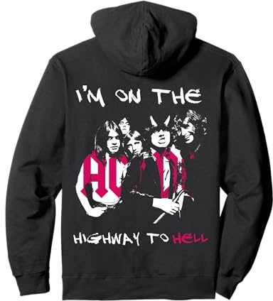 Offizielles AC/DC Highway to Hell Rockband Pullover Hoodie