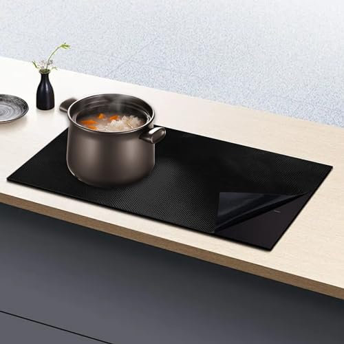 WestCH 40x60cm Tappetino Piano Induzione Magnetico Tappetino Protettivo per Piano Cottura a Induzione Riutilizzabile Copri Piano Induzione Pad Protezione in Silicone, Antiscivolo, Antigraffio
