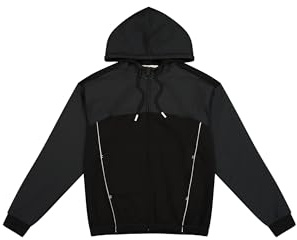 Champion Legacy C-Tech W (117474) - TCV Stretch Poly-Cotton Interlock Full-Zip Kapuzenpullover, Schwarz (NBK), S Damen FW24, Schwarz (NBK), S