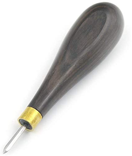 SameeHome 1 pièce de cuir bricolage bricolage sandel violet losange poinçonnage gaufrage bricolage cuir couture alêne L