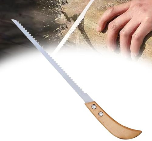 Outdoor Portable Hand Saw, Flexaza 2024 Outdoor Portable Hand Saw, Household Garden Small Hand Saw, Portable Camping Handsaw, Mini Hand Saw for Camping, Pruning, Outdoors (Wooden Handle)