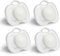 Herobility Gentle Pacifiers – Protective case – BPA-free – Large air vents – Newborn – 6 months – 4-pack – Glow