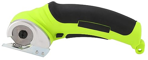 Cordless Fabric Cutter, 240rpm Rechargeable Scissors 6mm | Safety Lock Switch, Fabric and Leather Crafting, Textile Cutting Tool, Rechargeable Power, Cuts Up to 6mm