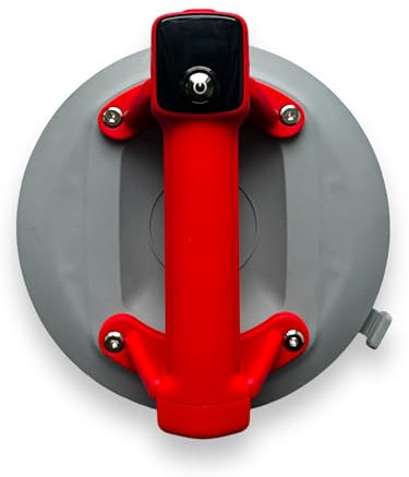Ventouse Électrique Professionnelle 260 kg – Ø 22 cm – Aspiration Automatique – Recharge USB – Pour Carrelage, Verre, Marbre, Vitre – Outil de Levage Électronique avec Batterie