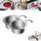 Stainless Steel Swan Sink Strainer Basket, Multifunctional Drain Basket Kitchen Sink Drain Basket, Stainless Steel Draining Basket Corner Sink Strainer, for Kitchen Sink Waste Wash (2 pcs)