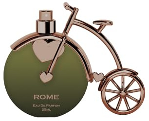 Jean-Pierre Sand - Bike Perfume - Eau de Parfum, 25ml - Parfum für Frauen im Sammlerflakon, ideal als Geschenk - Damenparfum im Fahrrad-Flakon (Rome)