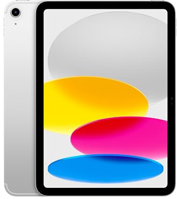Apple iPad con chip A16: display Liquid Retina da 11'', 512 GB, Wi Fi 6 + reti cellulari 5G, fotocamera frontale e posteriore da 12MP, Touch ID, autonomia di un giorno intero di batteria — Argento