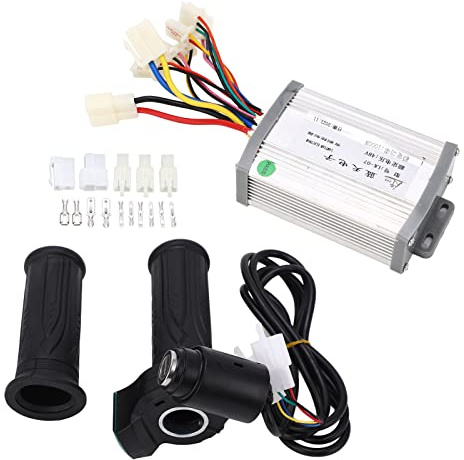Cocoarm Universal Electric Bike Speed Controller, 48V 1000W Brushed Motor Controller with Throttle Set for Electric Bicycles