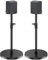 Heavy Duty Universal Bookshelf Speaker Stands Height Adjustable Max to 37.5 for Edifier, KRK, Klipsch, Polk, Yamaha, Sony Bookshelf Speakers, Surround Sound Speaker Stands with Cable Management