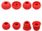 Replacement Eartips for Powerbeats 2 Powerbeats 3 Wireless Beats, Silicone Earbuds XS/S/M/L 4 Size Earbuds Eartips，Flexible Rubber Cover Skin Accessories-red