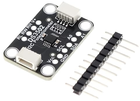 Fasizi Digitales Potentiometer Modul DC 3,3 V-5 V I2C Potentiometerplatine MRS174A DS3502 Schalter Entwicklungsplatine