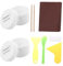 Mipcase 1 Ensemble colle à carrelage kit de réparation de pierre kit de réparation de carrelage blanc kit de réparation de peinture dioxyde de silicium blanche