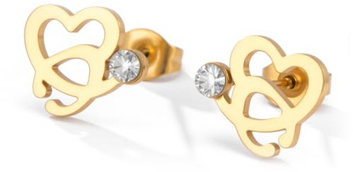 Dreamtimes Krankenschwester-Stethoskop-Ohrstecker Edelstahl Medizinische Assistentin Geschenk für Frauen Krankenschwester-Schmuck Geschenk