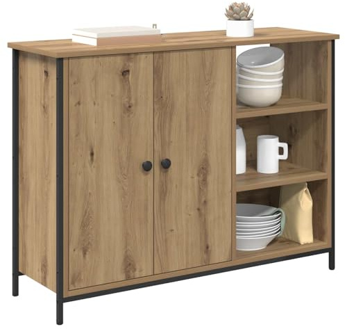 vidaXL Sideboard Artisan-Eiche 100 x 33 x 75 cm Holzwerkstoff