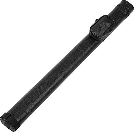 Yomiyuyr Pool-Queue-Tasche, robuste Billard-Tragetasche aus PU-Leder, Verstellbarer Schultergurt, großer Stauraum für Zubehör, Rutschfester Griff