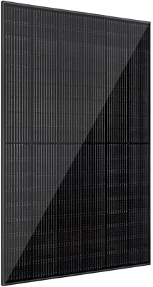 VALE Solarmodul Bifazial 450 Wp Full Black - Glas-Glas-Modul | wasserdicht und feuerfest - widerstandsfähig gegen Wind- und Schneelast