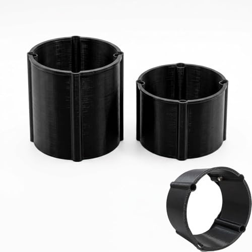 Putzausgleichsring Set 60 mm, 6 Stück 43 mm & 63 mm mit 12 Schrauben – Dosenverlängerung für Unterputzdosen, Schalterdosen & Steckdosen, Tiefenausgleich für Innendämmung, Akustikpaneele