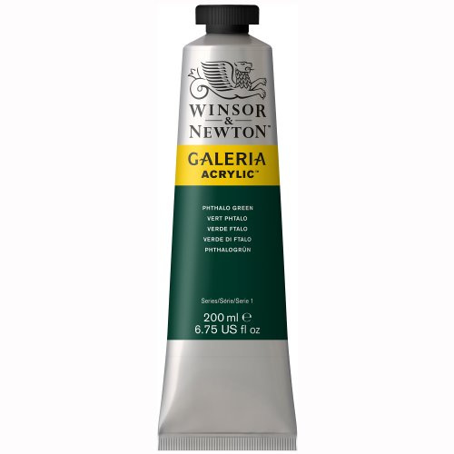 Winsor & Newton Galeria Acrylics - Phthalo Green - 200ml Tube