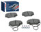 Bosch BP713 Bremsbeläge - Vorderachse - ECE-R90 Zertifizierung - vier Bremsbeläge pro Set