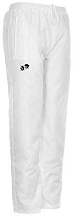 White Bowling Waterproof Trousers (Large)