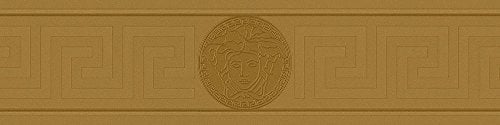 Versace border - material: vinyl on non-woven material - colour: gold - article no. 1504-2861