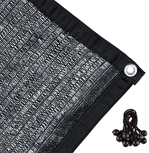 agfabric 50% vorgefertigte Sunblock Schatten Paneel, Schatten Tarp mit Gromments, für Gewächshaus, Stall oder Zwinger, Pool, Pergola oder Carport