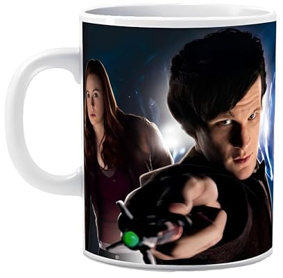 Dr Who 11 oz 2D Mug, Multi-Colore
