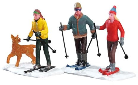 Lemax - Cross Country Friends - 2er Set - Polyresin - Figuren & Zubehör für die eigene kleine Weihnachtswelt