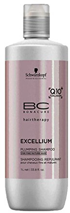 Schwarzkopf BC Q10+ Excellium Plumping Shampoo, 1er Pack (1 x 1000 ml)