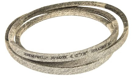 Jeremywell Courroie de tondeuse fabriquée avec des fibres d'aramide 144200 pour Sears Poulan Husqvarna Craftsman, 1,27 x 223,5 cm