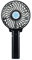 DUTTY Mini handheld fan, 2000mAh rechargeable battery, 3-8 hours of battery life. Low noise, USB charging (Black)