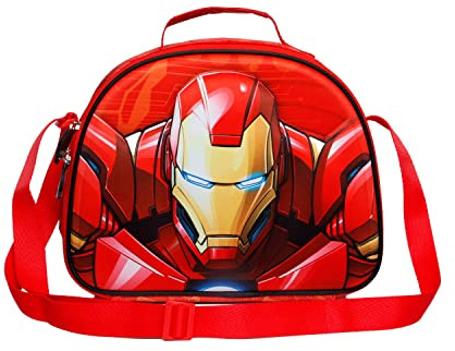 Marvel Iron Man Stark-3D Frühstückstasche, Mehrfarbig