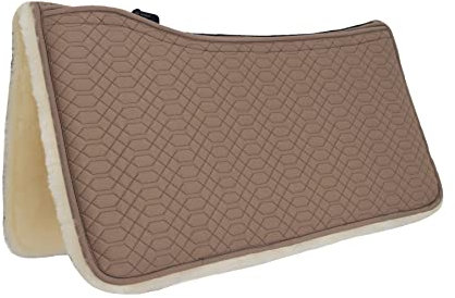 Engel Reitsport | Lammfell Korrektur Westernpad WPAD1AP-CAM-MED Square aufpolsterbar Camel/Med. Universal