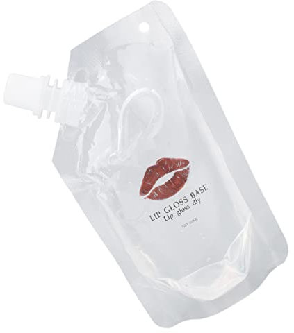 100 ml Lip Gloss Base Oil, Feuchtigkeitsspendende DIY Lippenbalsam Base Gel Öl, Klare Lipgloss Basis zur Herstellung Ihres eigenen Lippenbalsams
