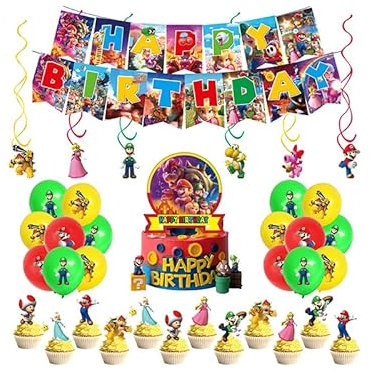 Geburtstag Deko Deko Geburtstag Luftballons Deko Luftballons Geburtstag Torten Topper Geburtstag Girlande Spirale Hängen Dekor