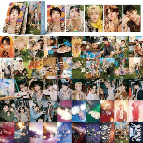 Seventeen Seventeenth Heaven, neues Album Seventeen Merch, Mini-Postkarten, Geschenk für Fans, 55 Stück